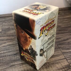 Indiana Jones The Adventure Collection VHS 1999, 3-Tape Set -3 movies full Frame
